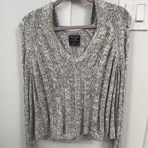 Abercrombie cable knit hoodie M
